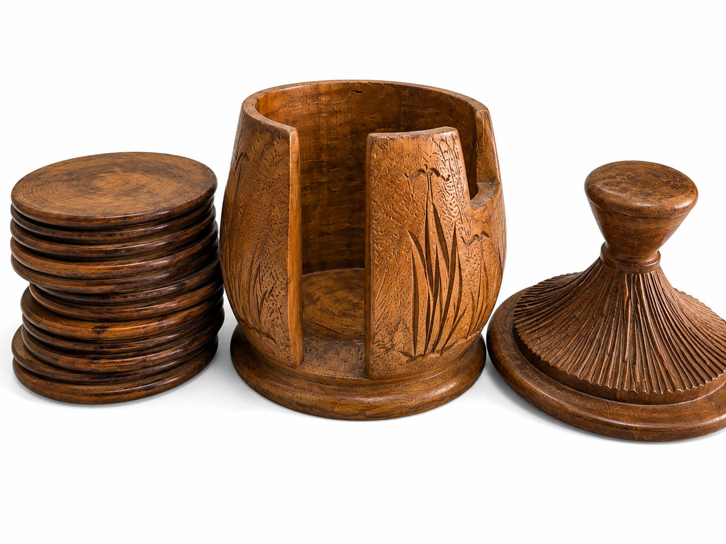 Couverts de Verre en Bois