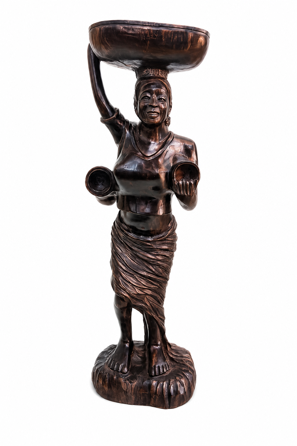 Vendeuse africaine au panier