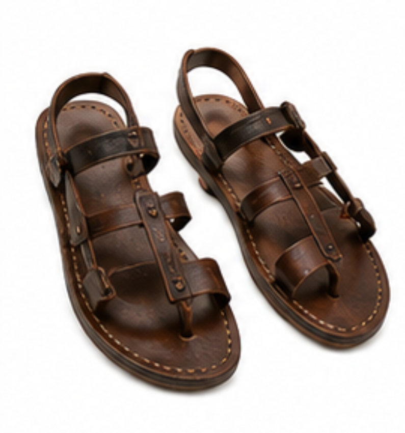 Sandales Artisanales en Cuir Traditionnel